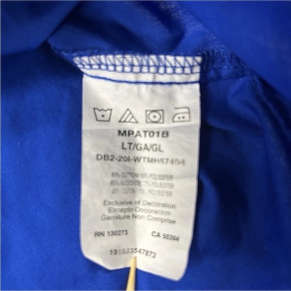 Wrangler National Patriot ACTRA Western Shirt Blue Men’s Large Tall Embroidered - Picture 6 of 8